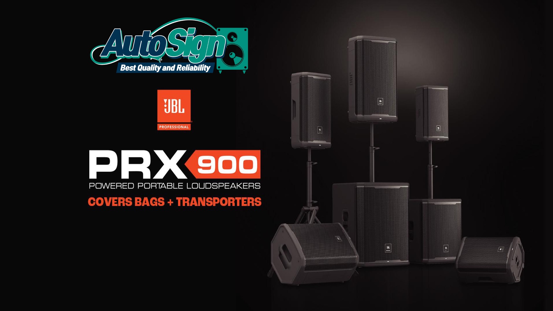 JBL PRX900 COVERS BAGS + TRANSPORTERS
