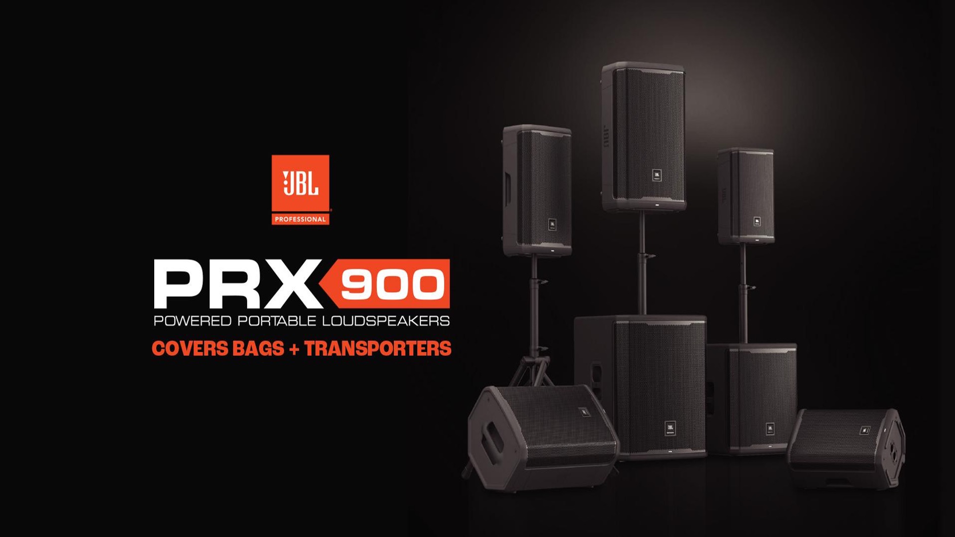 JBL PRX900 COVERS BAGS + TRANSPORTERS